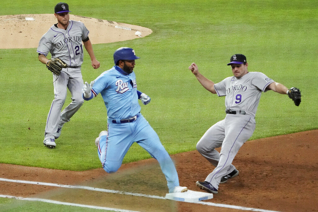 APTOPIX Rockies Rangers Baseball